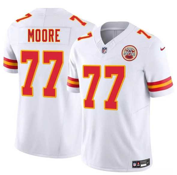Men & Women & Youth Kansas City Chiefs #77 Jaylon Moore White 2025 F.U.S.E. Vapor Untouchable Limited Stitched Jersey,We sell and wholesale Men & Women & Youth Kansas City Chiefs #77 Jaylon Moore White 2025 F.U.S.E. Vapor Untouchable Limited Stitched Jersey on line form chian!